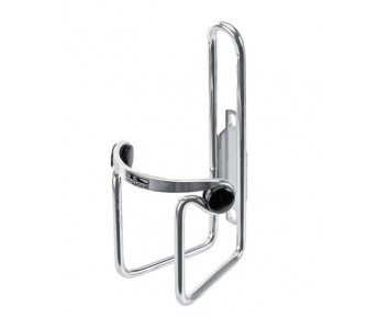 Alloy Silver Bottle Cage With Black Knobs 