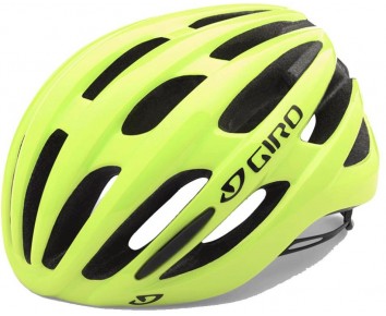 Giro Foray Adult Medium 55-59cm Highlight Yellow Road Helmet