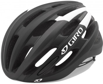 Giro Foray Adult Medium 55-59cm Black and White Road Helmet