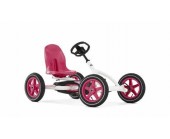 BERG Buddy Pink and White Go Kart for 3-8 years old