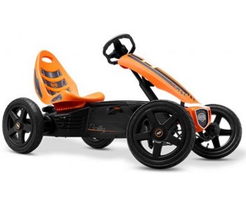 Berg RALLY ORANGE pedal go-kart go kart for ages 4-12 DISCONTINUED