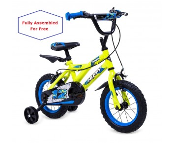12" Huffy Pro Thunder Boys Bike blue Suitable for 2 1/2 to 4 years old