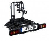 Peruzzo Pure Instinct 4 Bike Tow Ball Carrier Folding Car Rack Suitable for E-Bikes