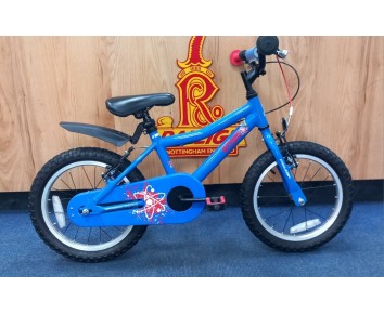 Second hand 16" Raleigh Atom Blue Boys Bike Suitable for 4 1/2 - 6 1/2 years old
