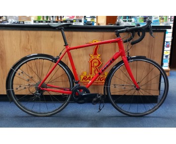 Second Hand Trek Domane AL 3 58cm Aluminum Frame Carbon Fork Red Road Bike 