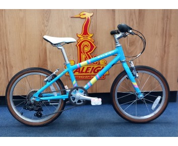 Second Hand 18" Raleigh Pop Light Blue Girls Bike for 5 to 8 years old