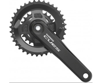 Shimano CUES FC-U4000-2 Front Chainwheel- 170mm, 9/10/11-Speed, 36/22t, Riveted, Square Taper JIS Spindle Interface, Black