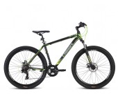 Tiger Ace V2 Mountain Bike 27.5" Wheels Disc Brakes Boy/Adult Mountain bike Black/Green
