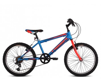 20" Tiger Warrior Blue Red 10" frame Boys Bike for 5 to 8 years old