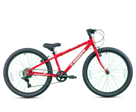 20" Tiger Beat Red Boys Mountain Bike With 10" Frame For 5 To 8 Year Old Light weigh alloy frame