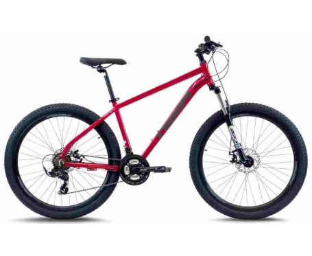 Tiger Ace V3 Mountain Bike 27.5" Wheels Disc Brakes Boy/Adult Mountain bike Gloss Red