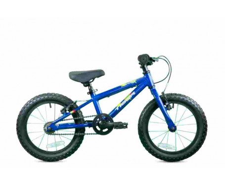 18" Tiger Zoom Blue for 5 to 8 years old. Light weigh alloy frame Kids bike