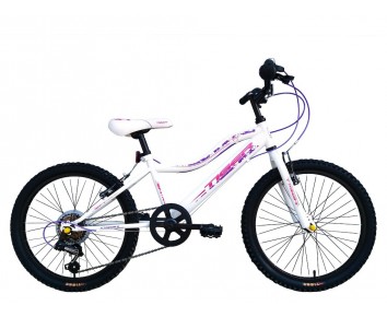 20" Tiger Angel Girls Bike for 5 to 8 years old White