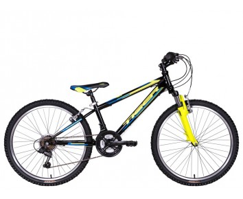 24" Tiger Warrior Hardtail wheels 12" frame Boys 18 speed mountain Bike for ages 7 to 11 years old