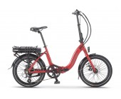 Wisper 806 Folding Electric Bike Red 