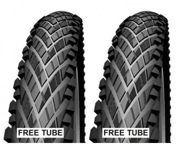 700 x38 Impac Crosspac Tyre Pair + FREE Tubes